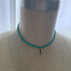 Homemade bead sea necklace